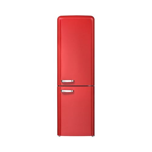 CHiQ Réfrigérateur congélateur bas Vintage, FBM250NE2R1 250L (180 + 70)  Froid ventilé, No Frost, rouge, portes réversibles, A++, 42 db - Boutique  en ligne 100% fiable.