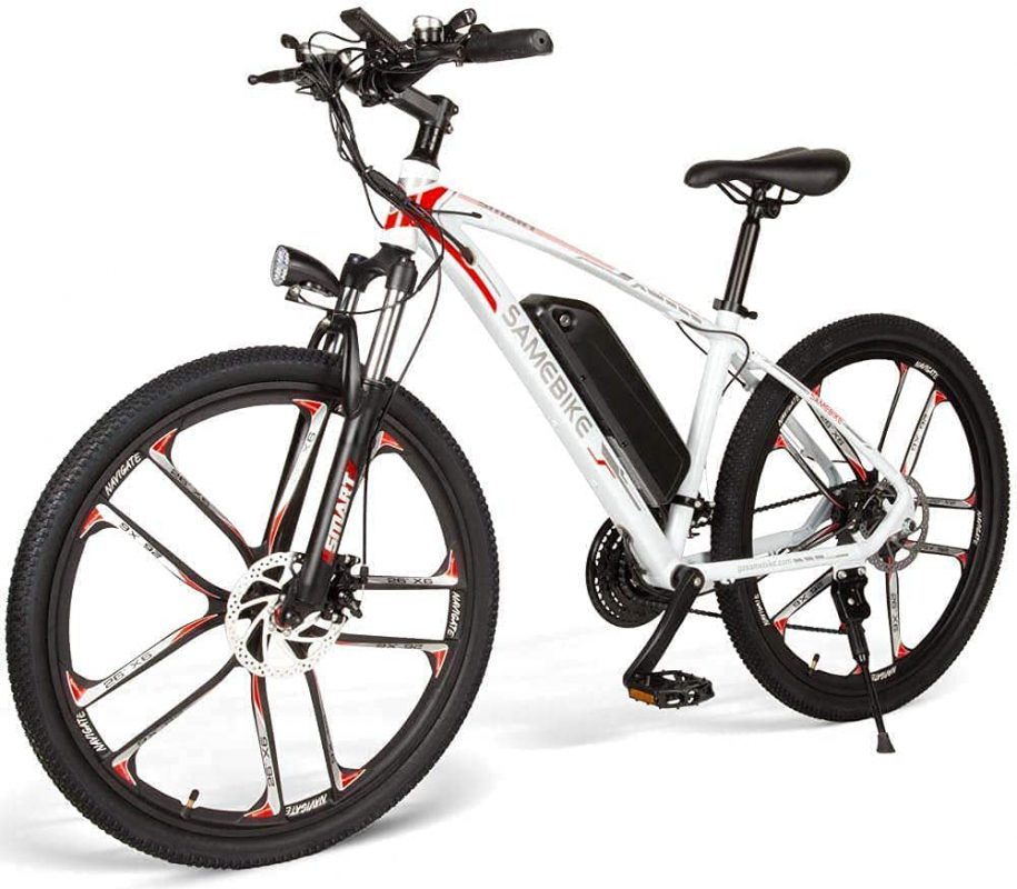 Vélo électrique SAMEBIKE MY-SM26 350W 48V Vélo électrique De Montagne 21 Vitesses 26 Pouces Ebike Pour Adultes