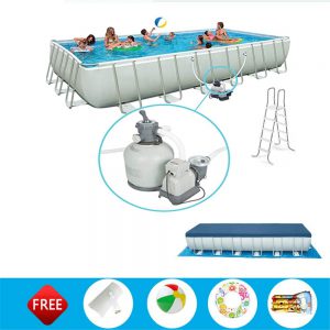 Piscine Gonflable GROOFOO, 300x180x50cm Piscine Gonflable Adulte