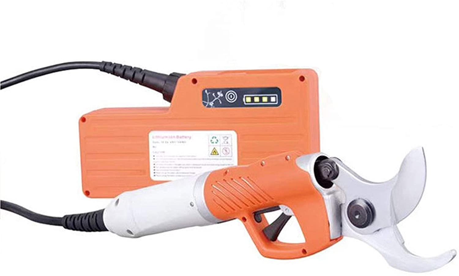 Sécateur électrique - Sécateur électrique professionnel 40 mm avec 2  batteries 21 V/2000 mAh - Sécateur sans fil pour jardinage, vigne, arbre  fruitier (red) : : Jardin