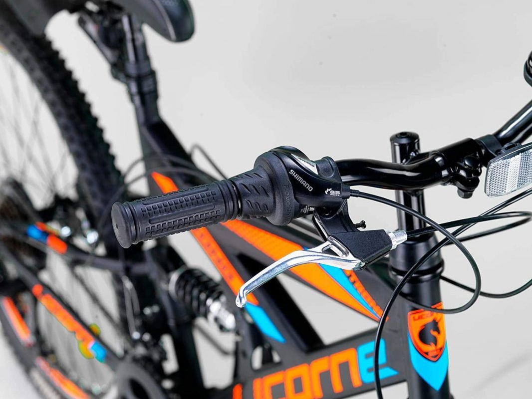 Licorne Bike Vélo VTT haut de gamme. (2 freins à disque) [27.5, Schwarz Licorne Bike Vélo VTT haut de gamme. (2 freins à disque) [27.5, Schwarz