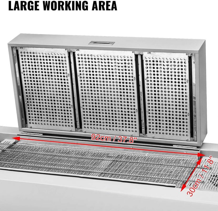 Four à Refusion Infrarouge Automatique T-962A 1500W - Machine De Soudage SMD, 8 Courbes, Zone 300x320 Mm - Professionnel - 7