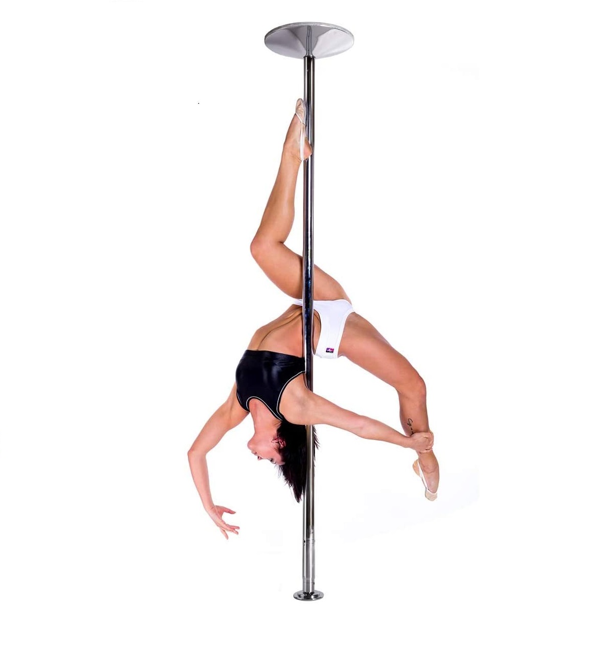 X-Pole XPert Barre de pole dance statique et spinning avec chiffon
