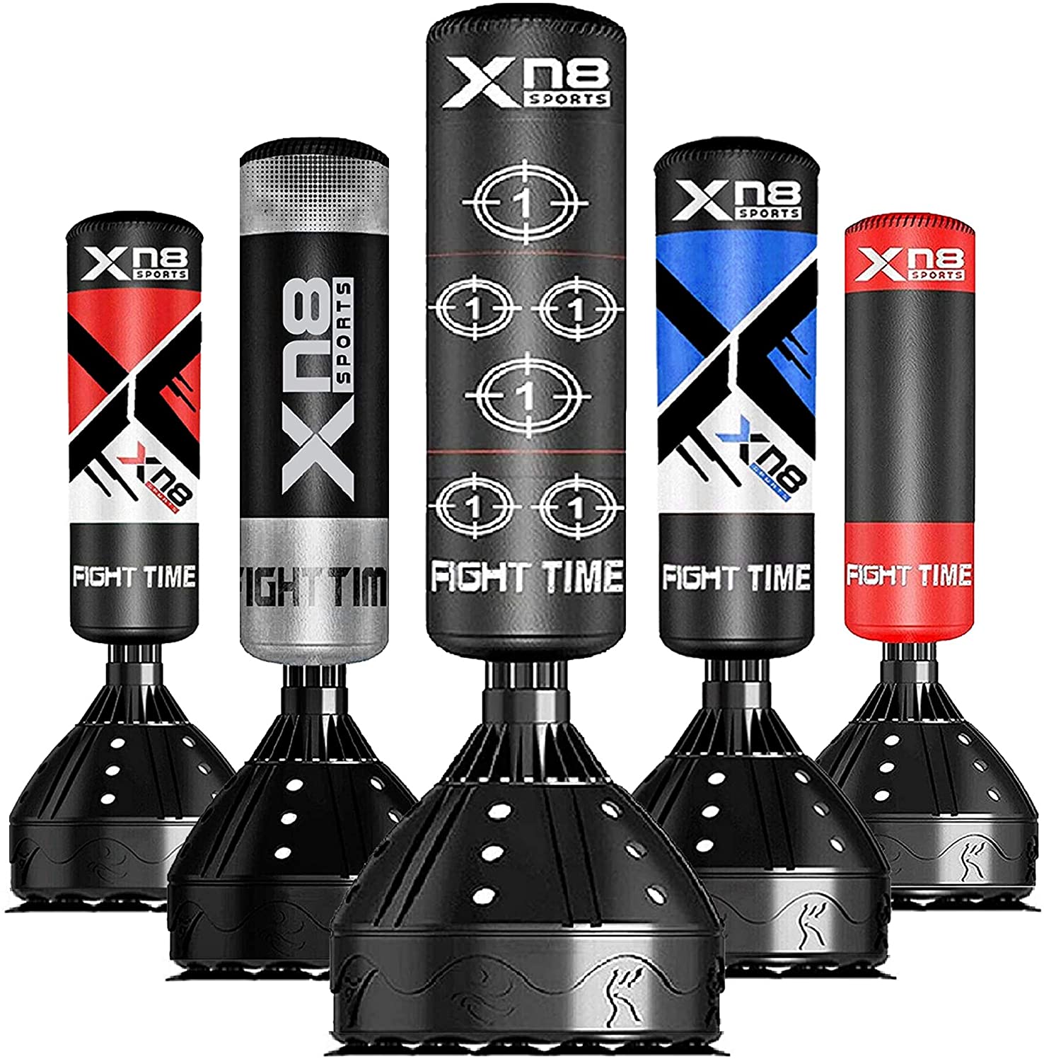 XN8 Sac de Frappe sur Pied Autoportant Adulte 168cm/175cm- Saco de Boxe  Lourd pour ABS Formation MMA Fitness Sport Kick Boxe Stress Relief -  Boutique en ligne 100% fiable.