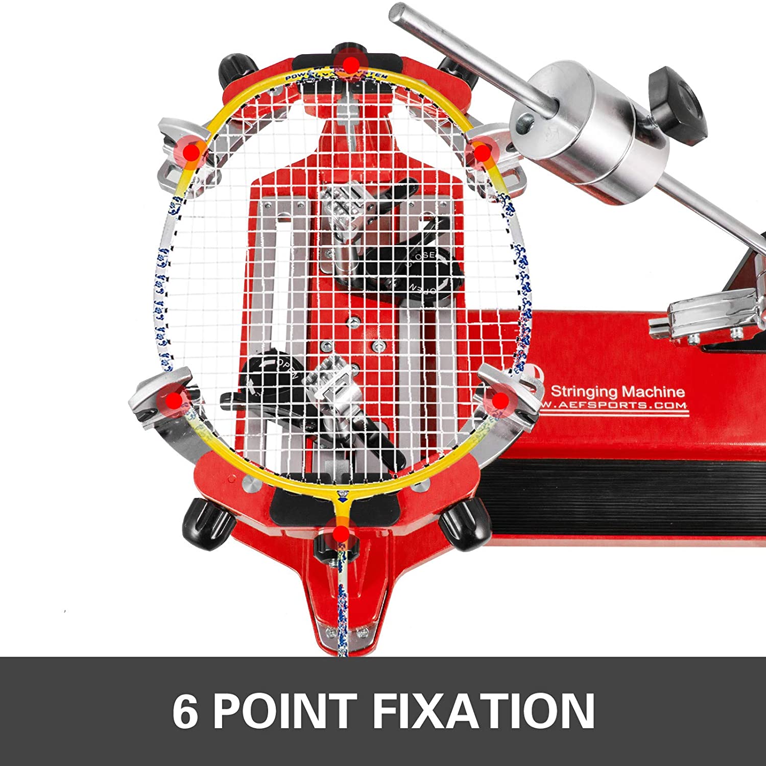 Gland F-Machine à corder de tennis et de badminton, sans tête de