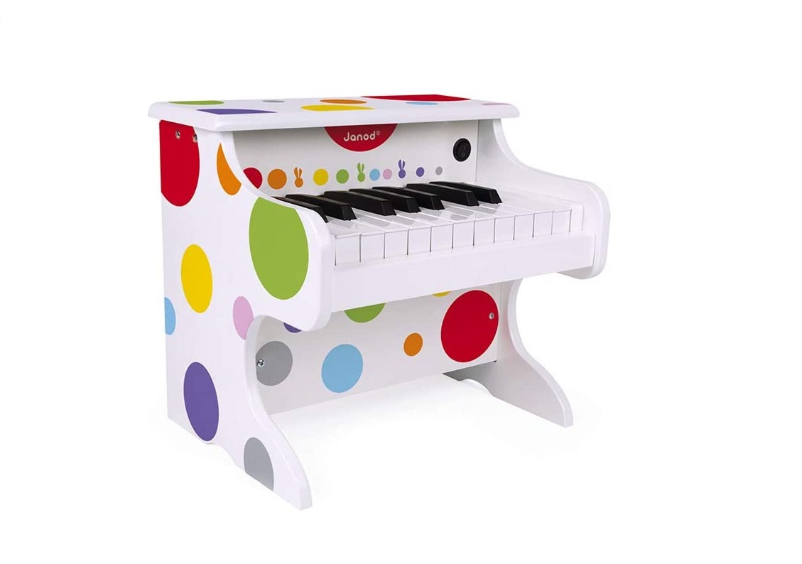 Janod - Mon Premier Piano Electronique en Bois Confetti - Instrument de Musique  Enfant - Jouet d'Imitation et d'Éveil Musical - dès 3 ans, J07618 -  Boutique en ligne 100% fiable.