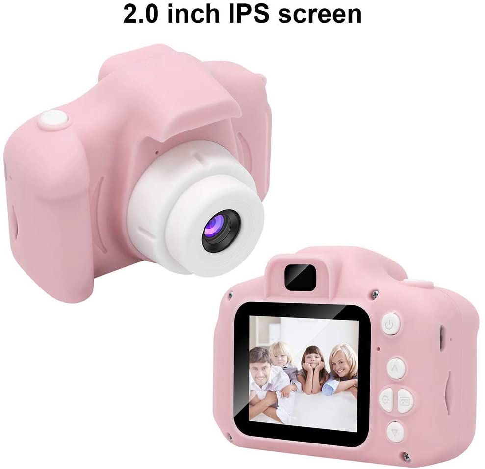 Caméra pour enfants pour garçons, cadeaux d'anniversaire pour garçons de 3  à 6 ans, mini caméra pour enfants, appareil photo numérique pour enfants  avec fonction vidéo, appareil photo tout-petit avec 32gb SD
