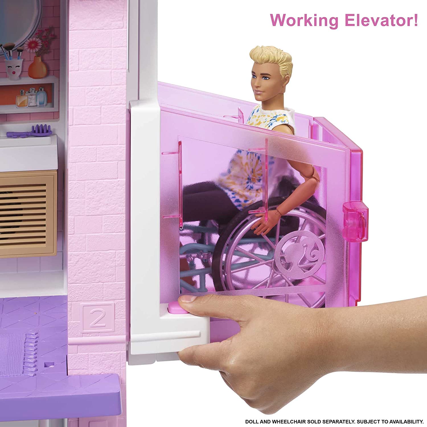 Barbie mobilier interieur, poupees