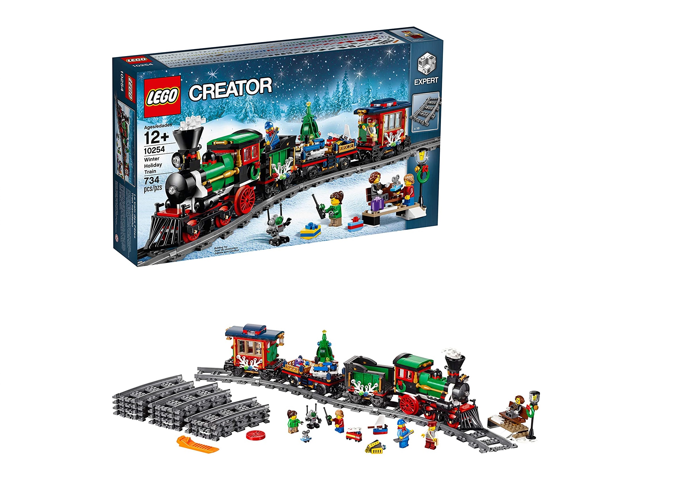 LEGO Creator 10254 pas cher, Le train de Noël